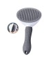 Grey Grooming Slicker Brush